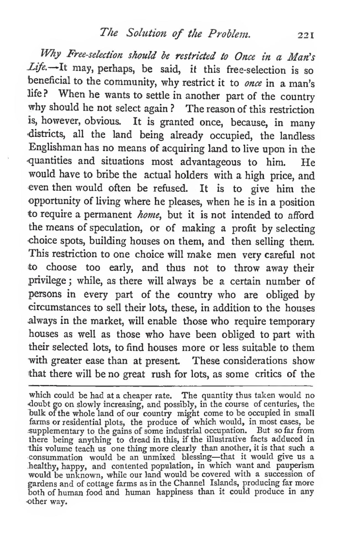 Wallace A R 1882 Land Nationalisation Its Necessity And Its