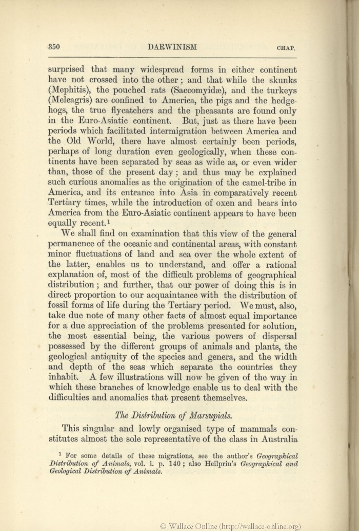 Wallace, A. R. 1889. Darwinism: an exposition of the theory of