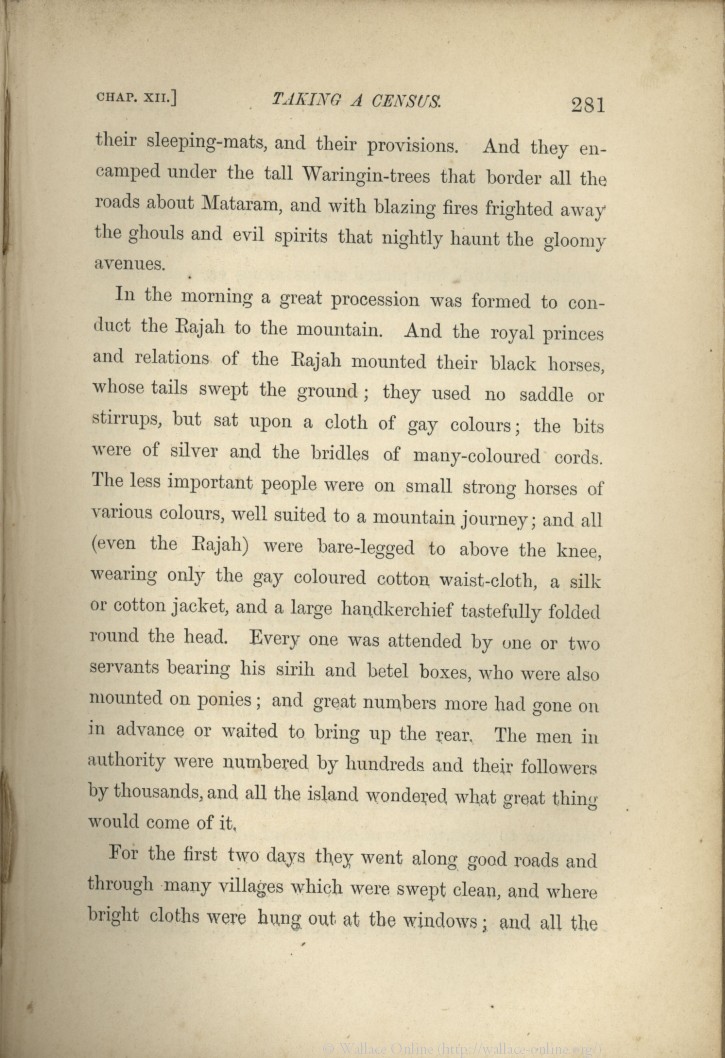 Wallace, A. R. 1869. The Malay Archipelago: The land of the orang 